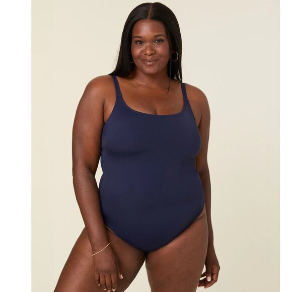 NWT Andie Swim | The Amalfi One Piece in Flat Navy (XL) - Picture 10 of 15